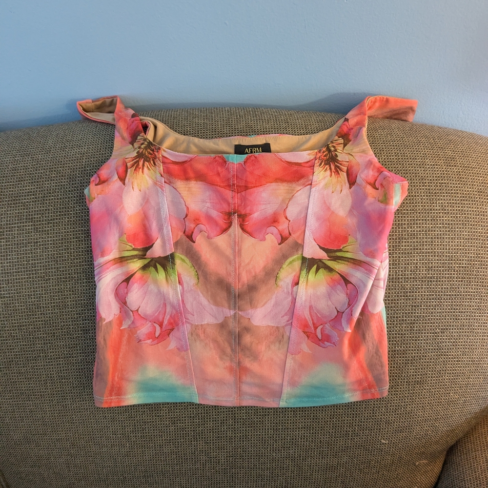AFRM Floral Multicolor Women's Top